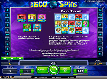 Игровой автомат Disco Spins - фото № 3 Игровой автомат Disco Spins - фото № 3